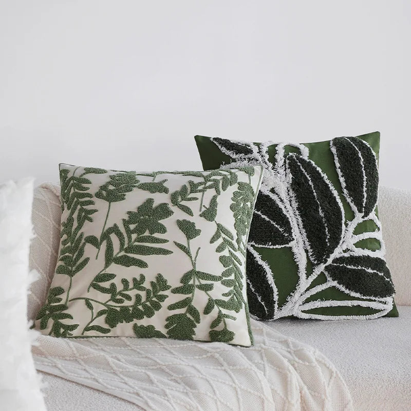 Floral Tufted Pillowcase