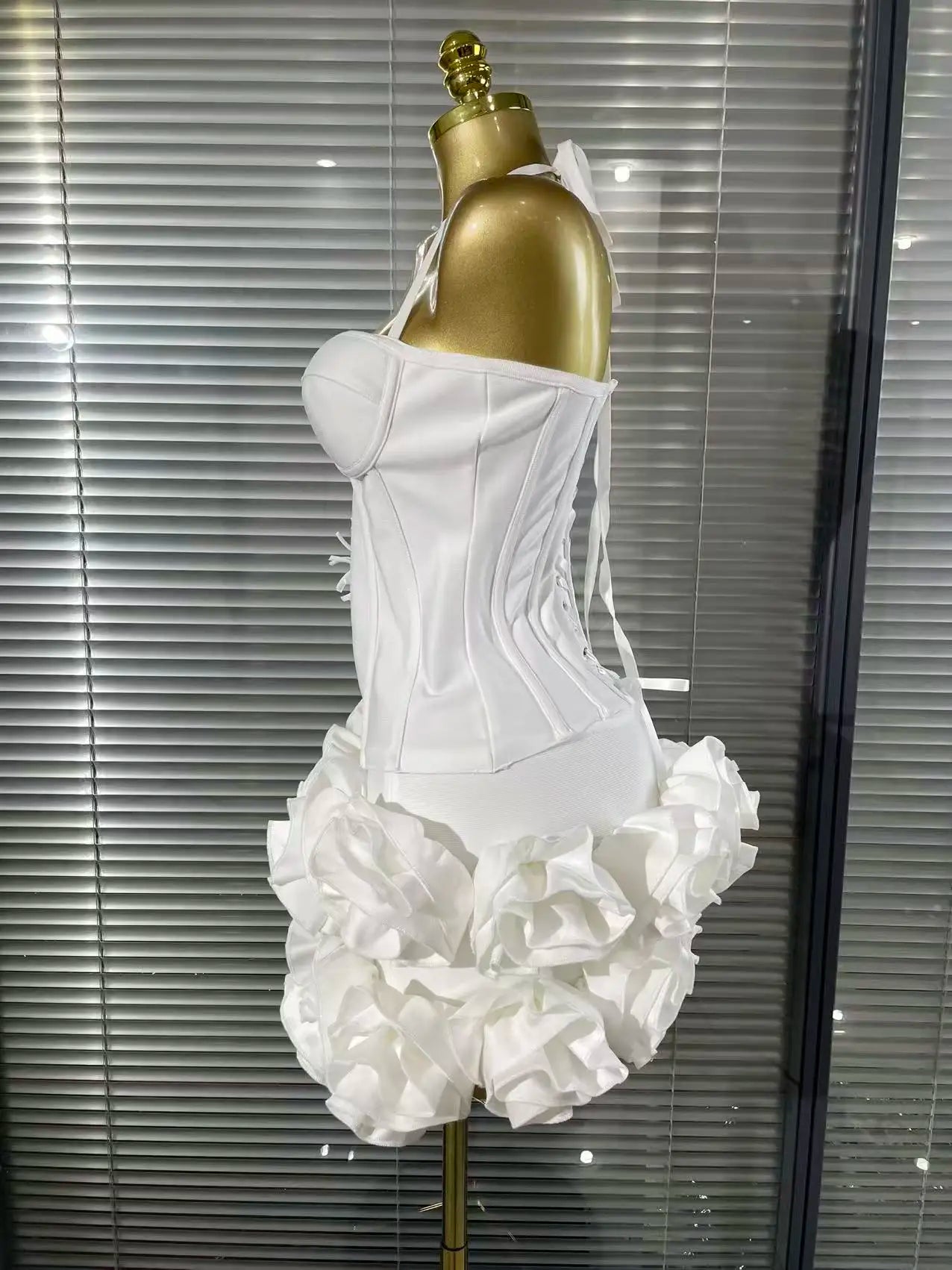 2 Pieces Bodycon Bandage Mini Dress