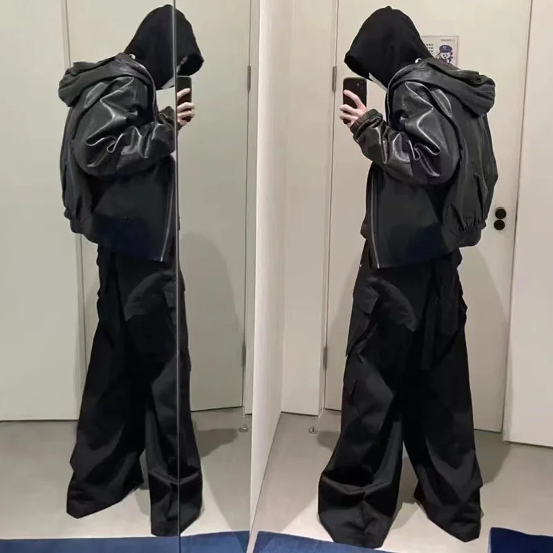 Wide Leg Workwear Pants