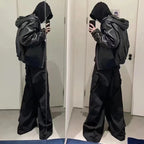 Wide Leg Workwear Pants