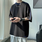 Waffle Knit Oversized T-Shirt