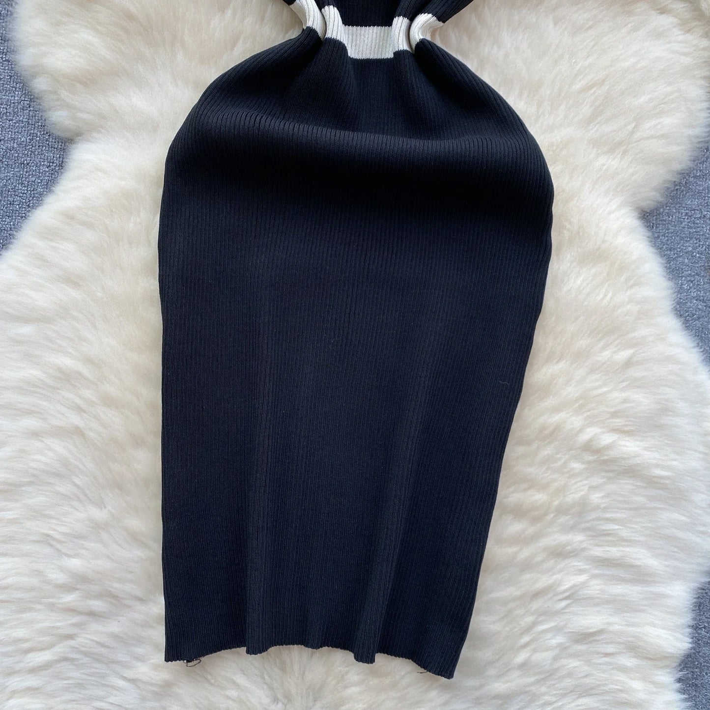 Knitting Wrap Dress