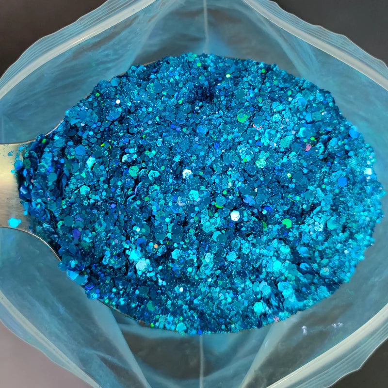 1KG Wholesale Mixed Size Holographic Nails Sequins Manicure Glitter Flakes Paillettes Nail Art Decorations Body/Face Glitter