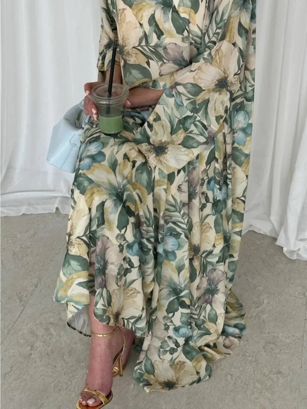 Eid Women Abaya Scarf 2 Piece Set Open Dress Print Muslim Jalabiya Ramadan Vestidos Largos Arab Long Robe Morocco Dubai Kaftan