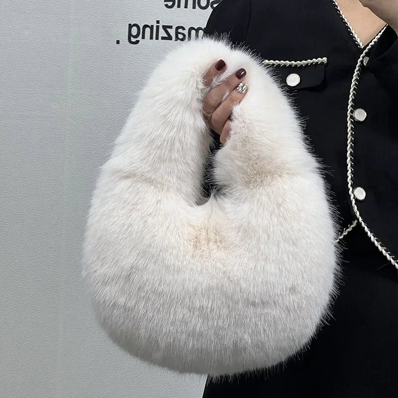 Furry Shoulder Bag