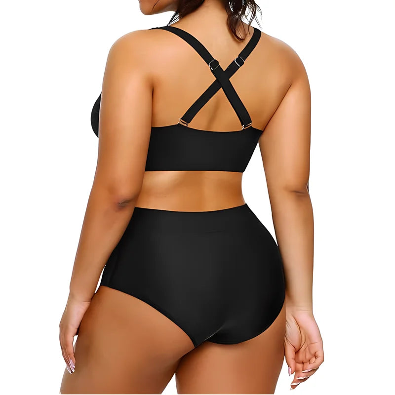 V-Neck Bowknot Bikini