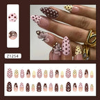24pcs Sweet Pink Press On Nails