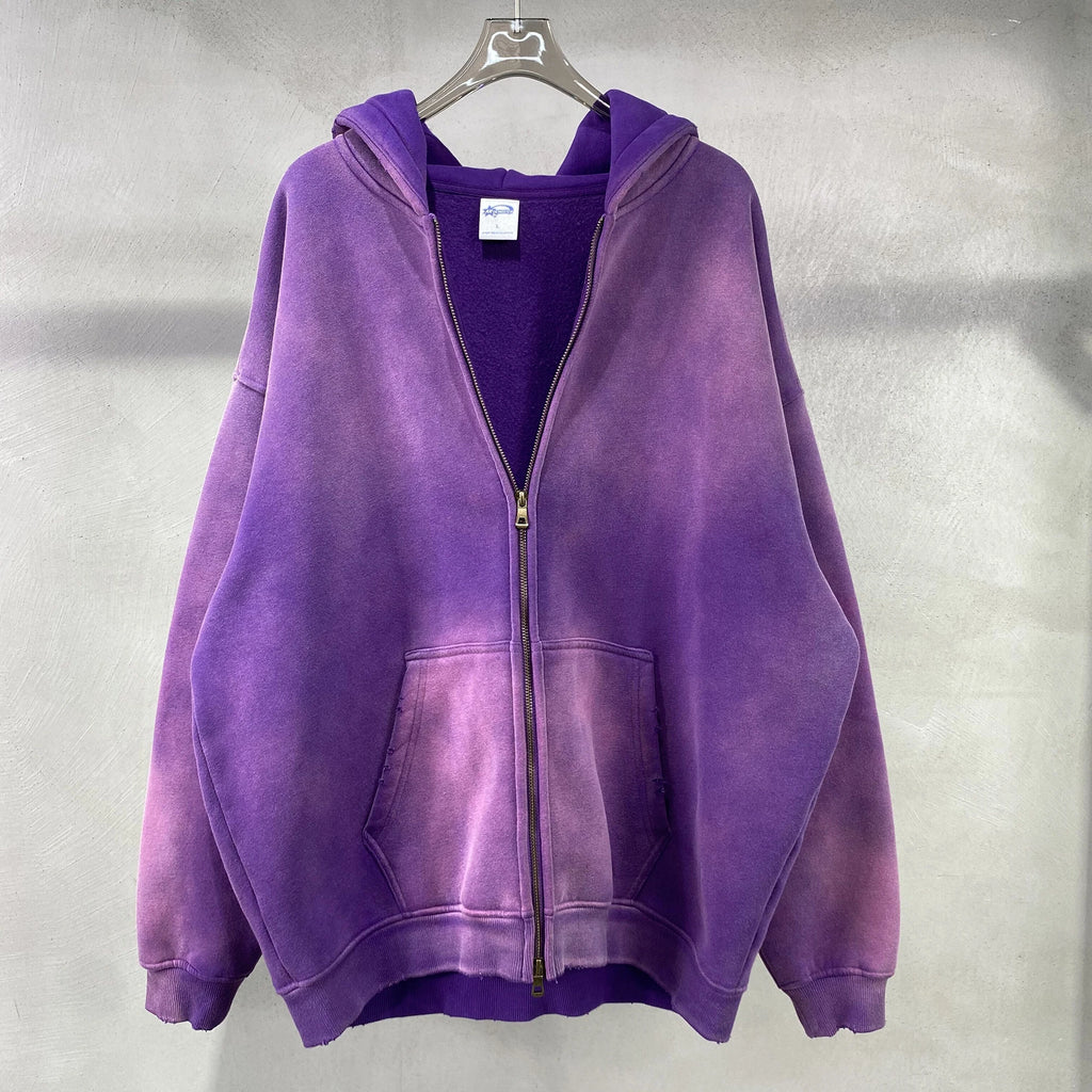 Wash Zip-Up Hoodie