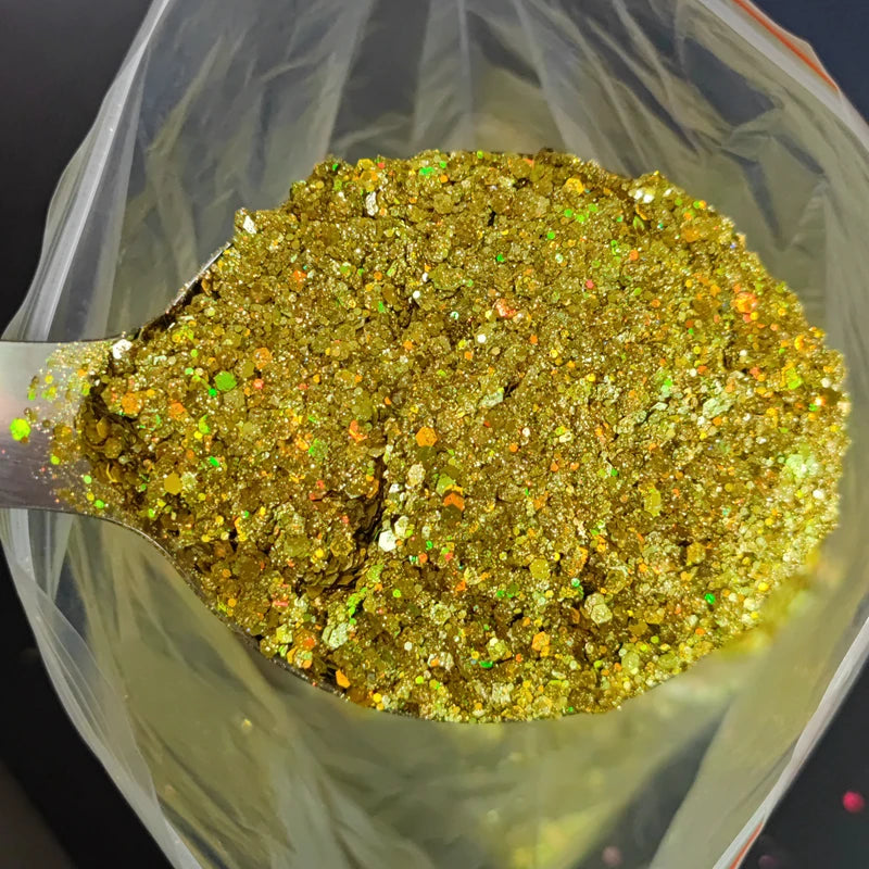 1KG Wholesale Mixed Size Holographic Nails Sequins Manicure Glitter Flakes Paillettes Nail Art Decorations Body/Face Glitter