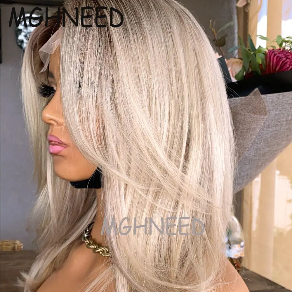 Ombre Blonde Virgin Hair Wig