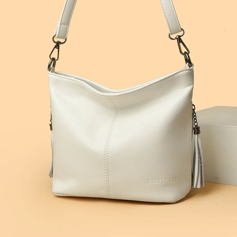 Solid Color Tote Bag