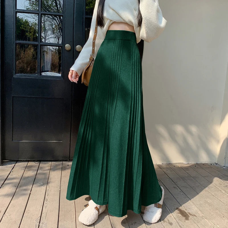 Knitted Midi Skirt