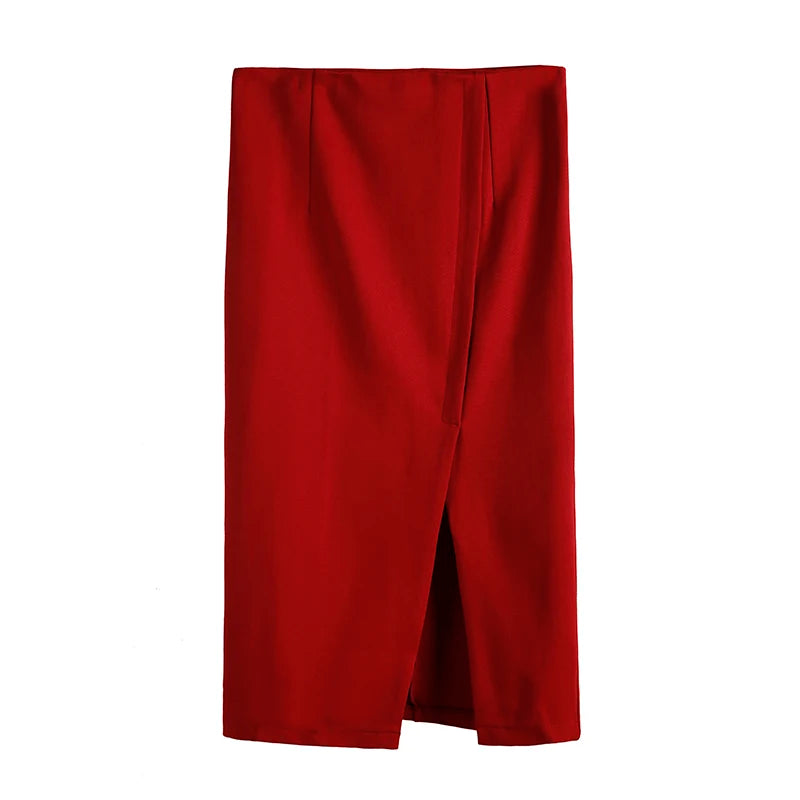 High Waist Half-length Pencil Skirt