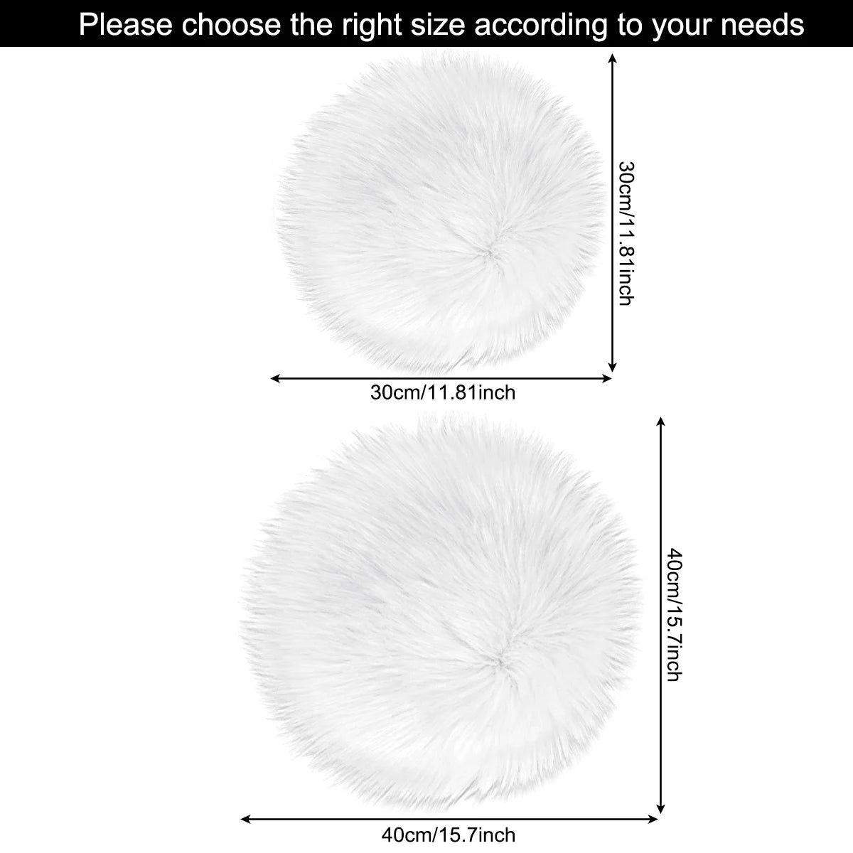 Plush Round Multifunctional Mat