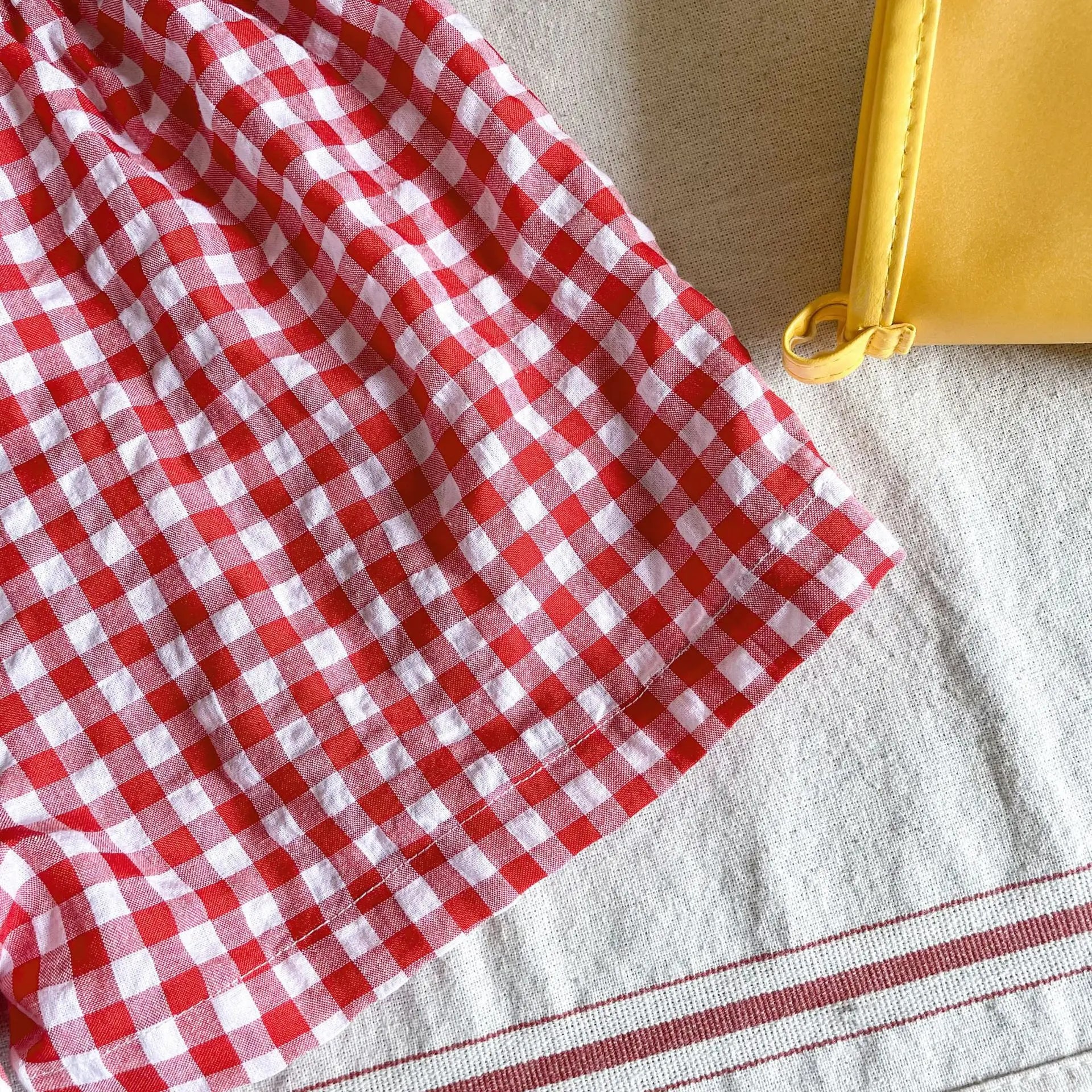 Bubble Gingham Shorts
