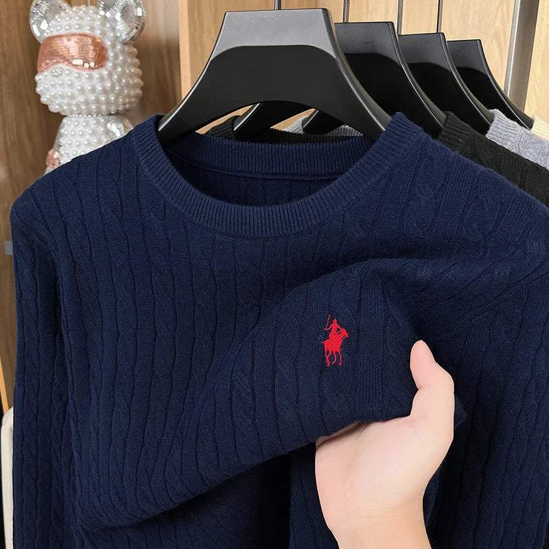 Long-Sleeved Knit Sweater