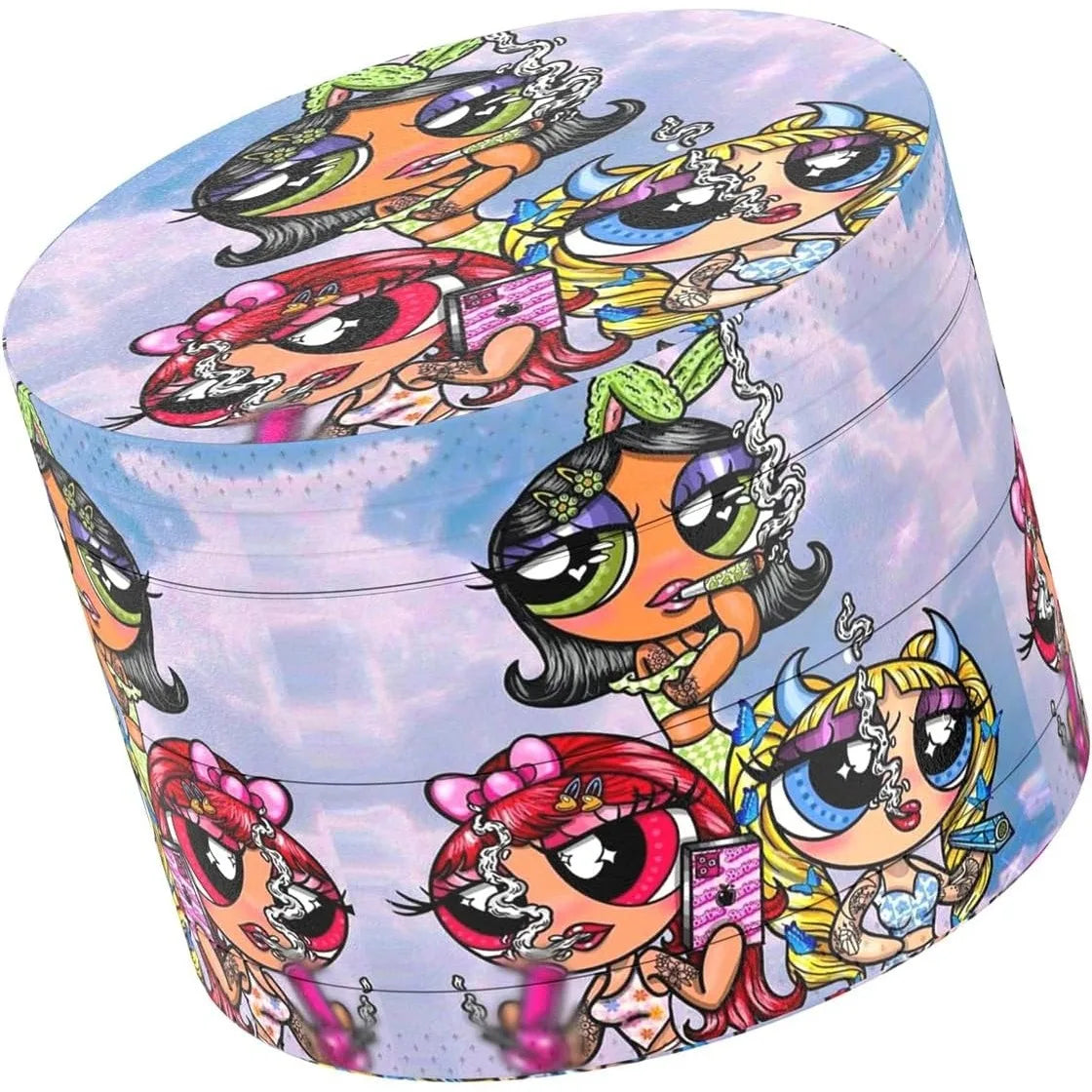 2inch/50mm Smoking Besties Metal Herb Grinder Smoking Accessories
