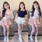 Pleated Layered Skirt