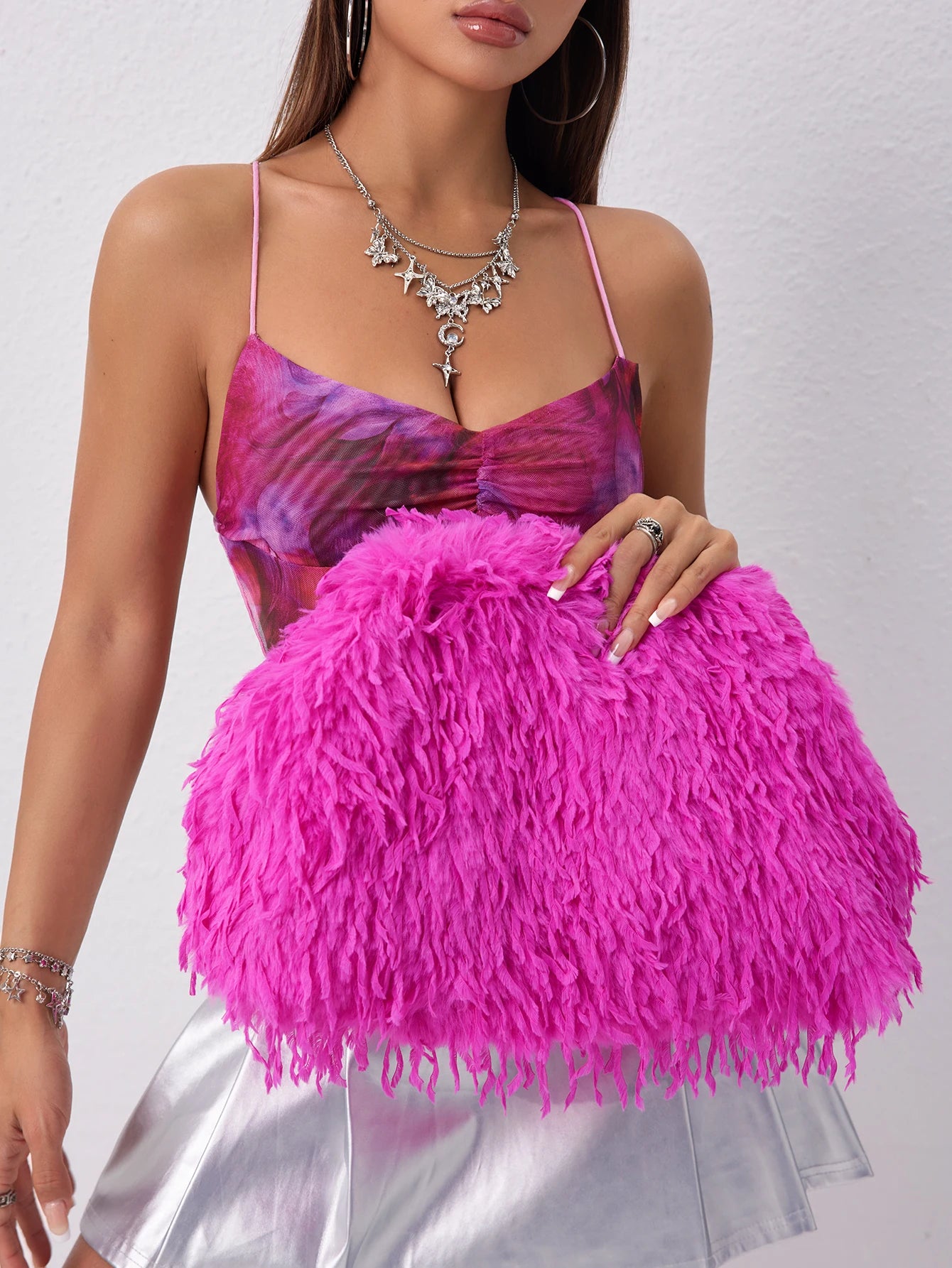 Fuzz Clutch Bag