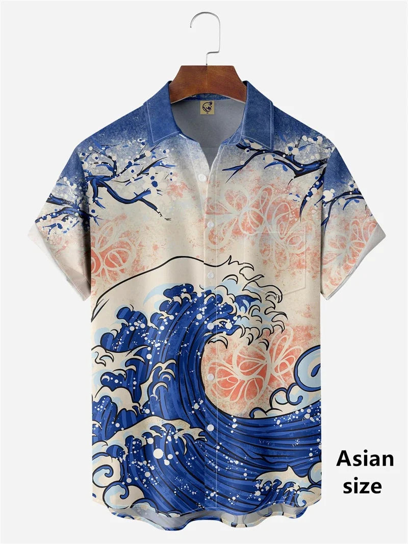 Colorful Floral Print Shirt