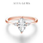 Marquise 1CT Moissanite Ring