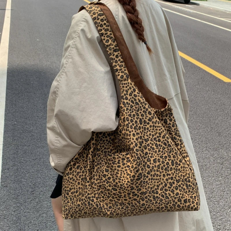Leopard Print Shoulder Bag