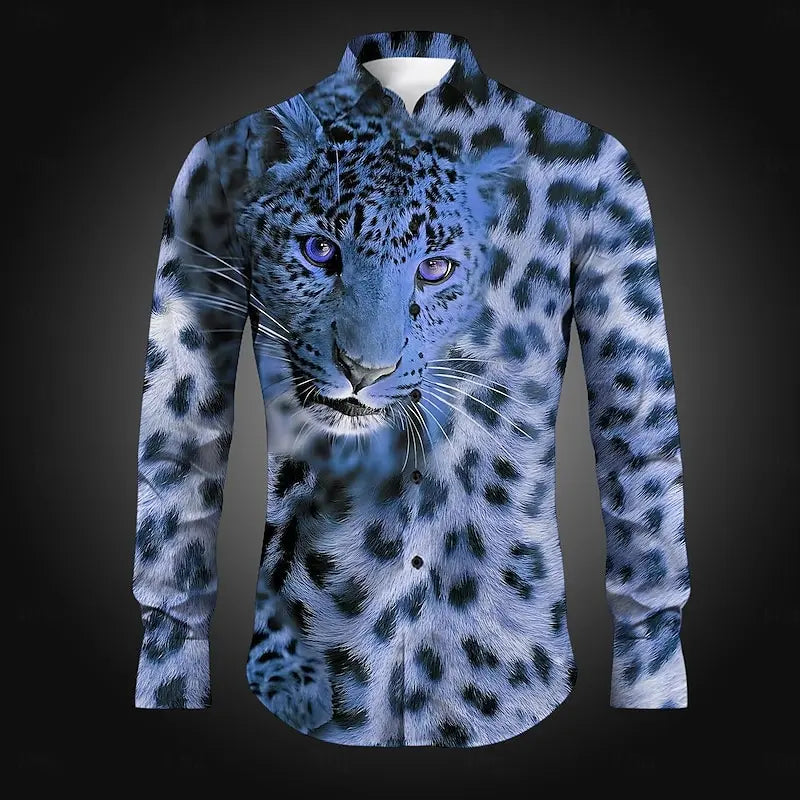 Leopard Button Down Shirt