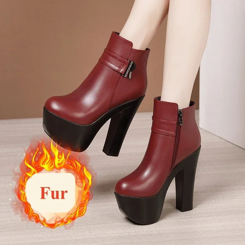 Platform Ankle Boots