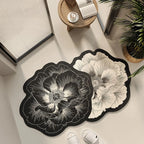 Flower Bathroom Floor Mat