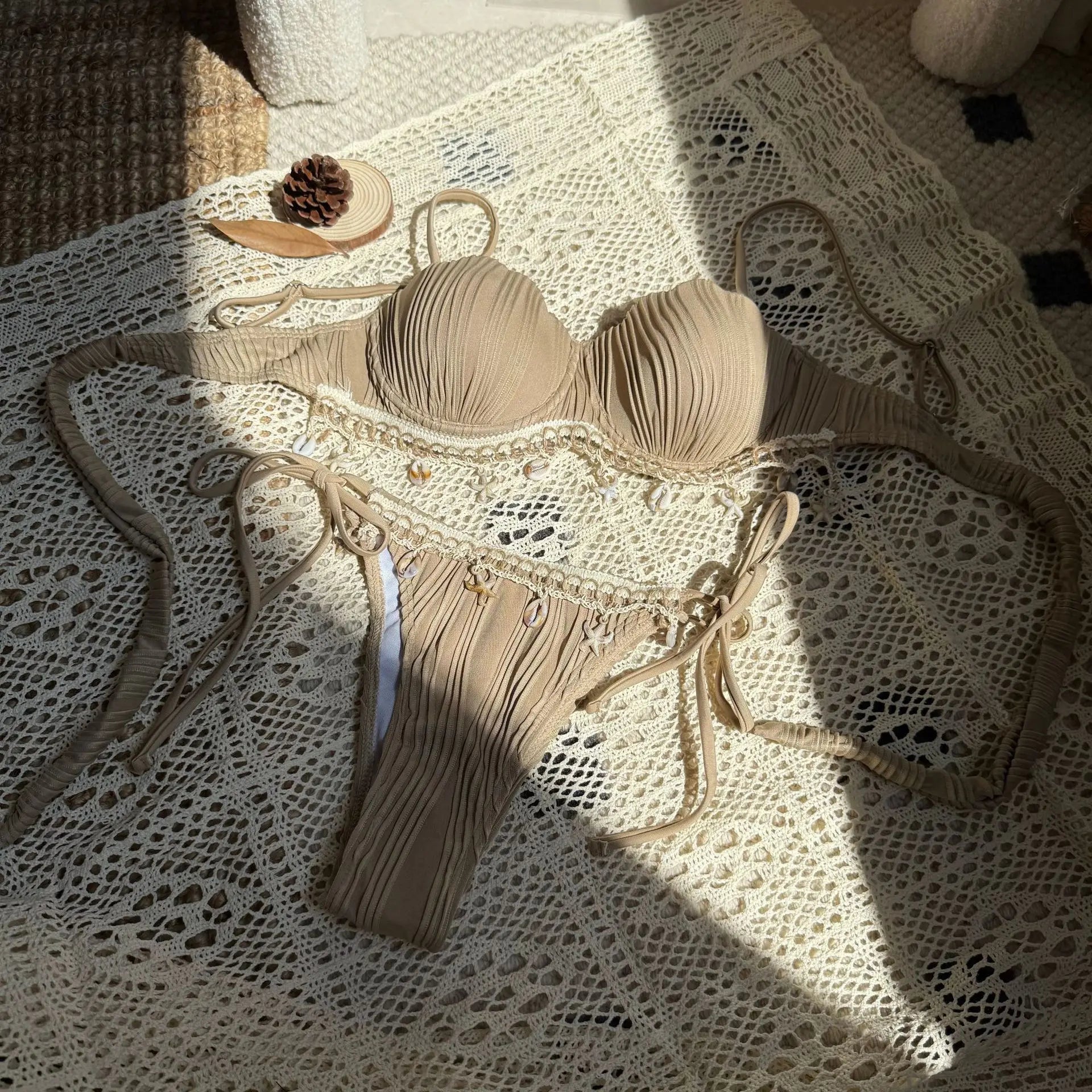 Shell Scalloped Bikini