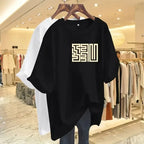 Geometric Square Logo Graphic Tee