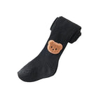 Little Bear Cub Ribbed Tights