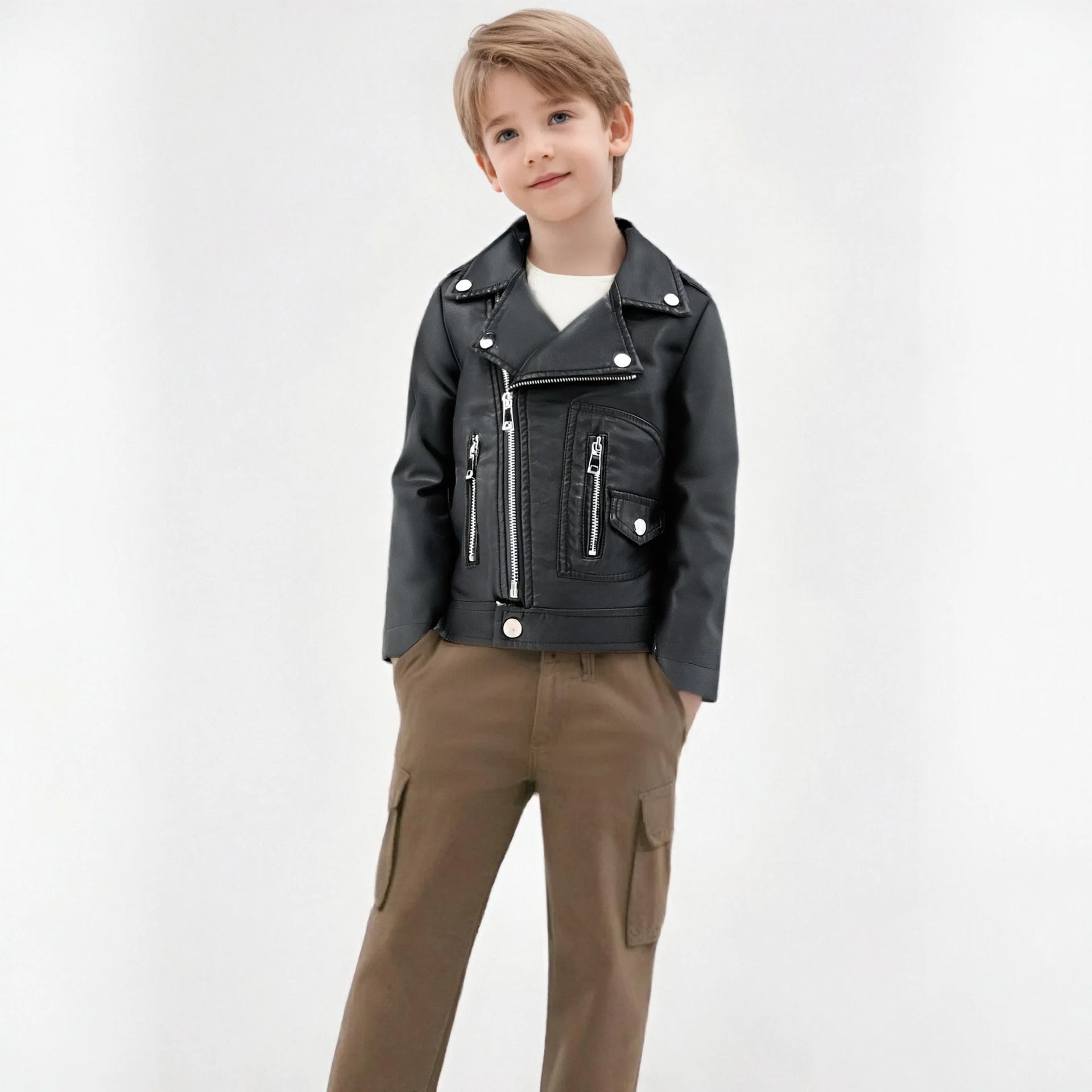 Faux Leather Jacket