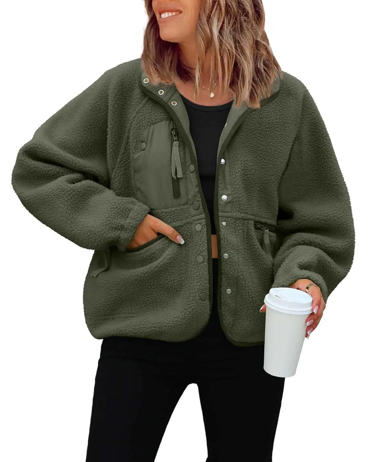 Fleece Loose Jacket