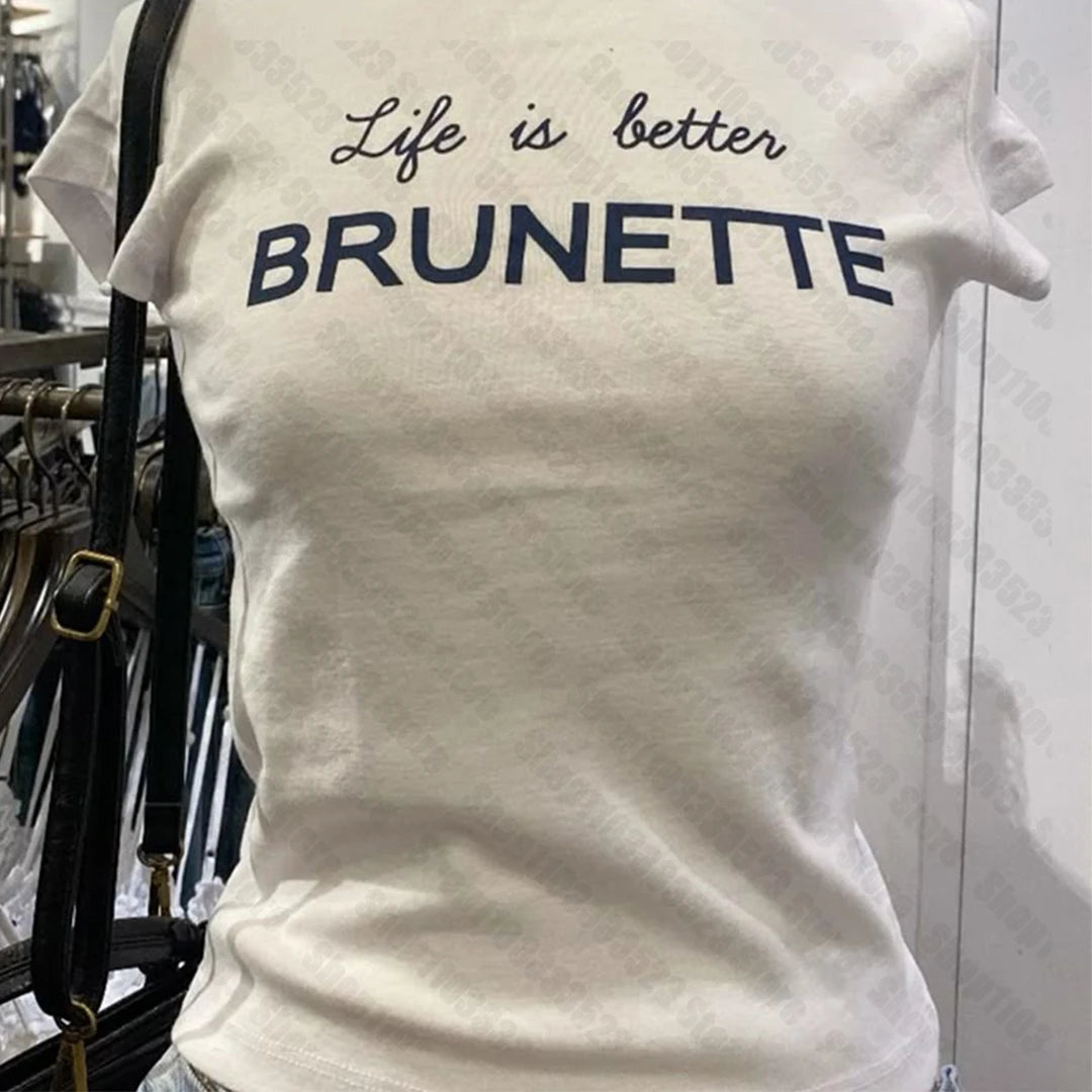 Life Is Better Brunette Tee