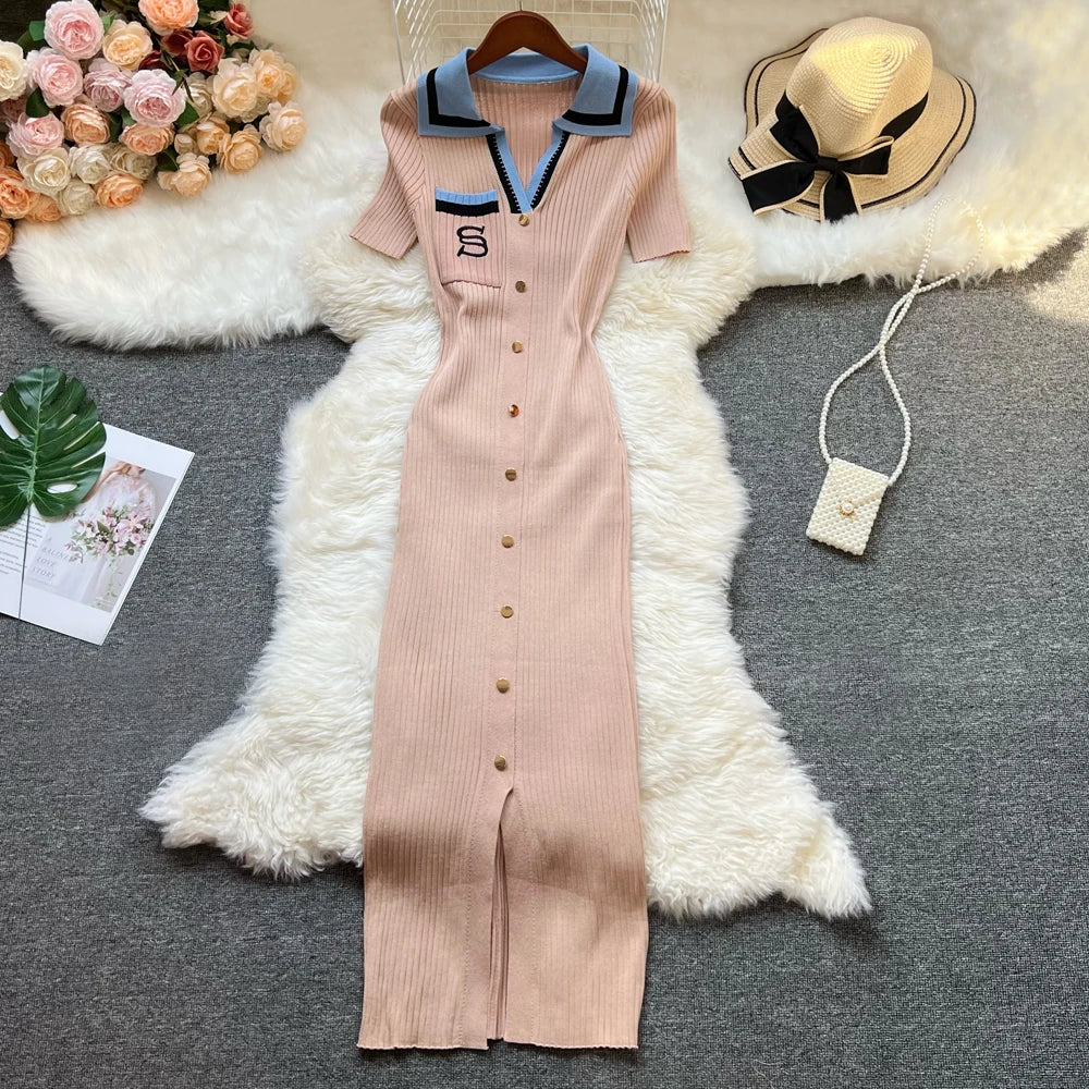 Knitted Long Dress