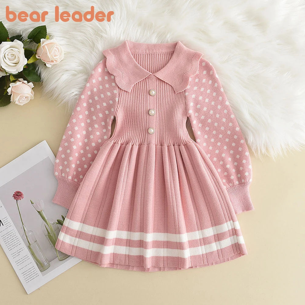Polka Dots Pleated Dress