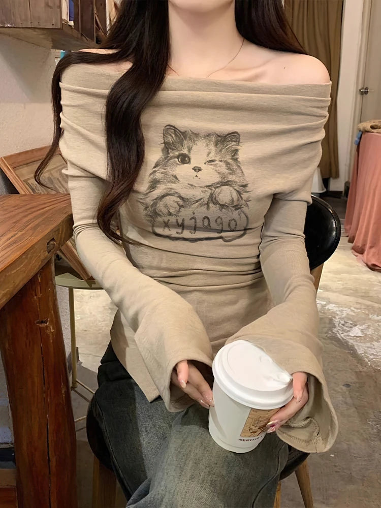 Cat Long Sleeve T-Shirt