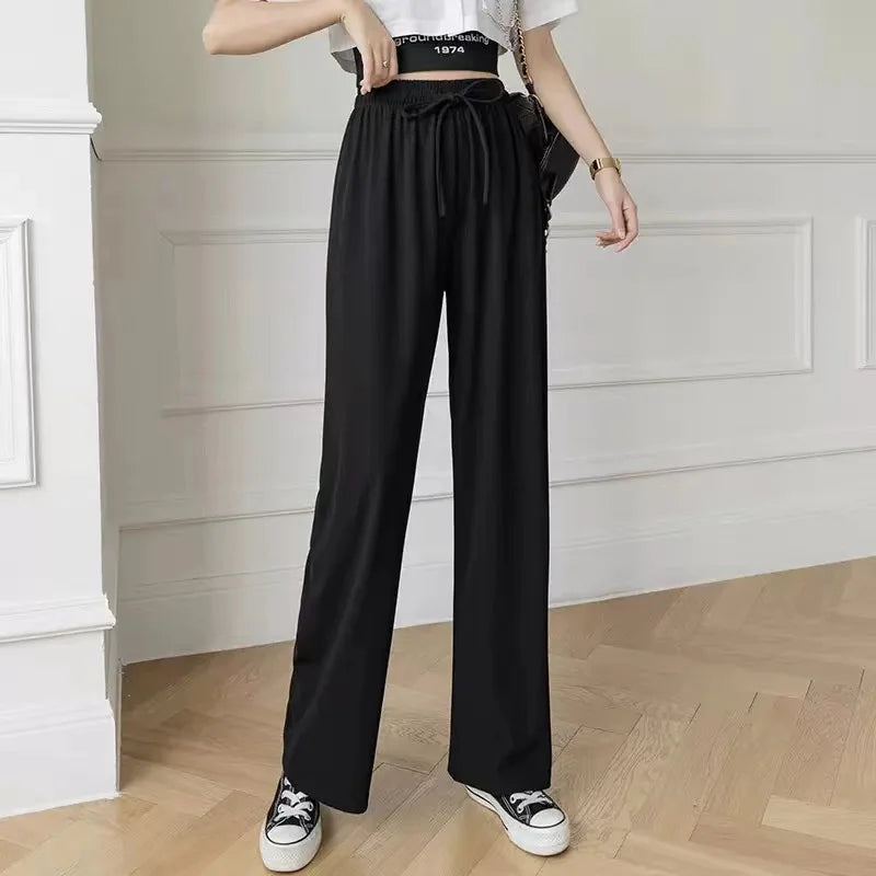 Ankle-Length Wide Leg Pants