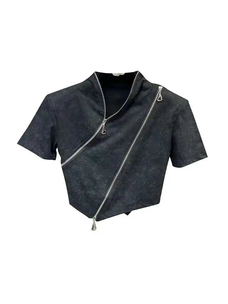 DEAT Zipper T-Shirt