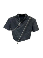 DEAT Zipper T-Shirt
