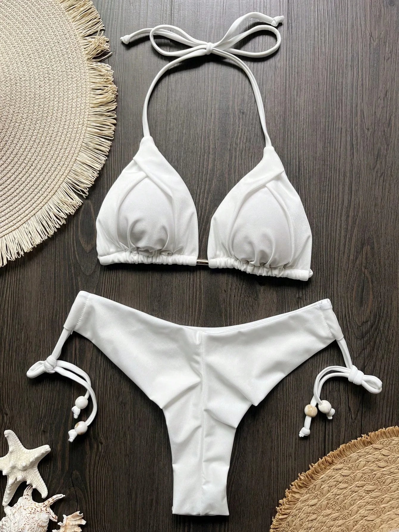 RUOTONGSEPT Folds Bikini