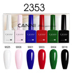 CANNI Nail Gel Polish Set Upgraded HEMA FREE Summer Nails Smooth Texture Ultra Gloss Top Coat Pigmented Gel Soak off UV LED Gel