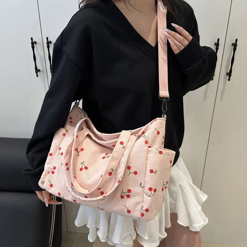 Cherry Print Tote
