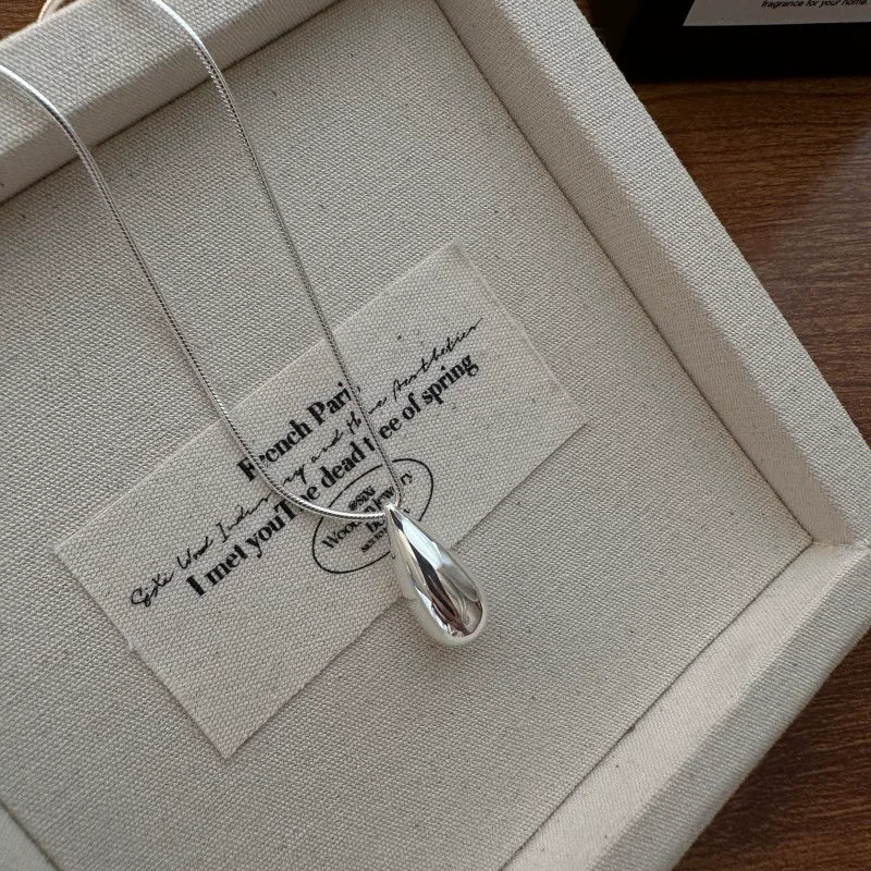 925 Sterling Silver Drop Necklace