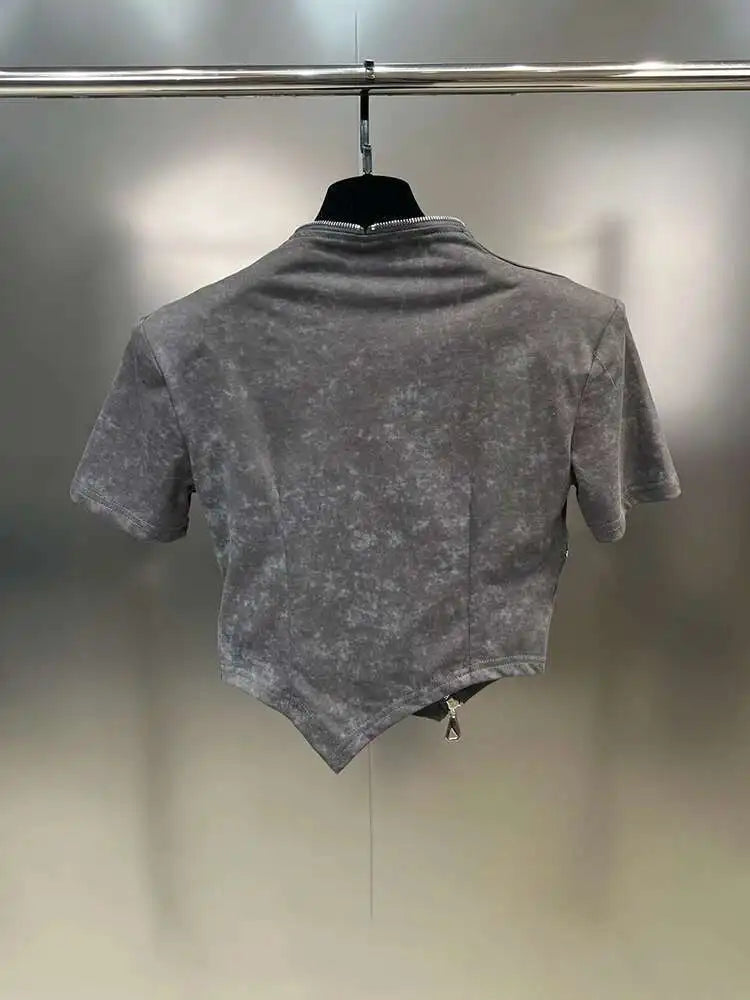 DEAT Zipper T-Shirt