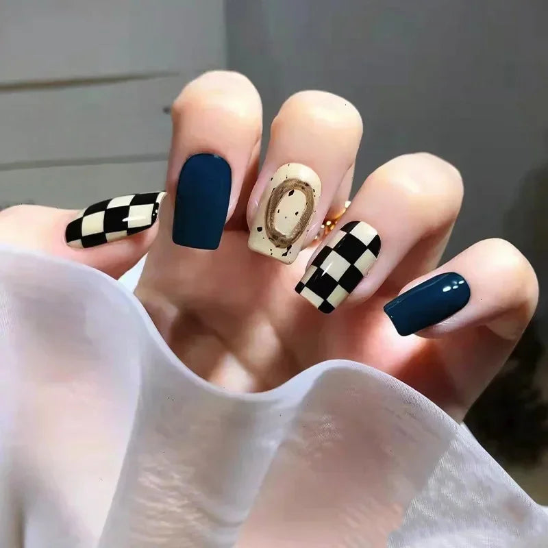 24P Rainbow Fake Nail