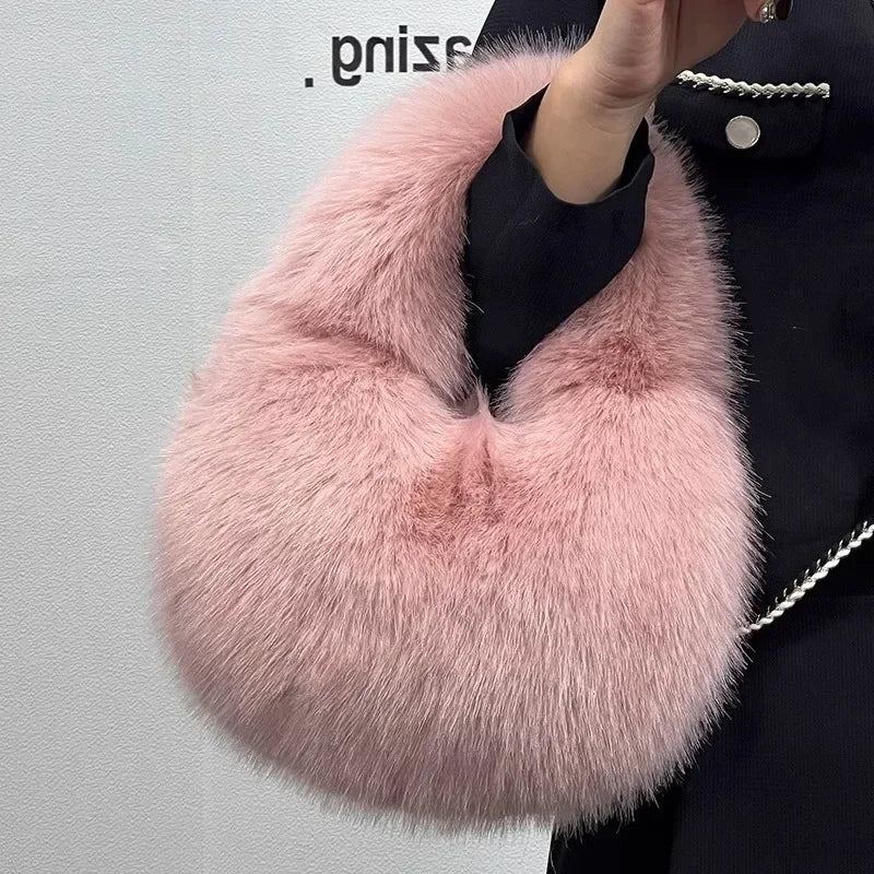 Furry Shoulder Bag