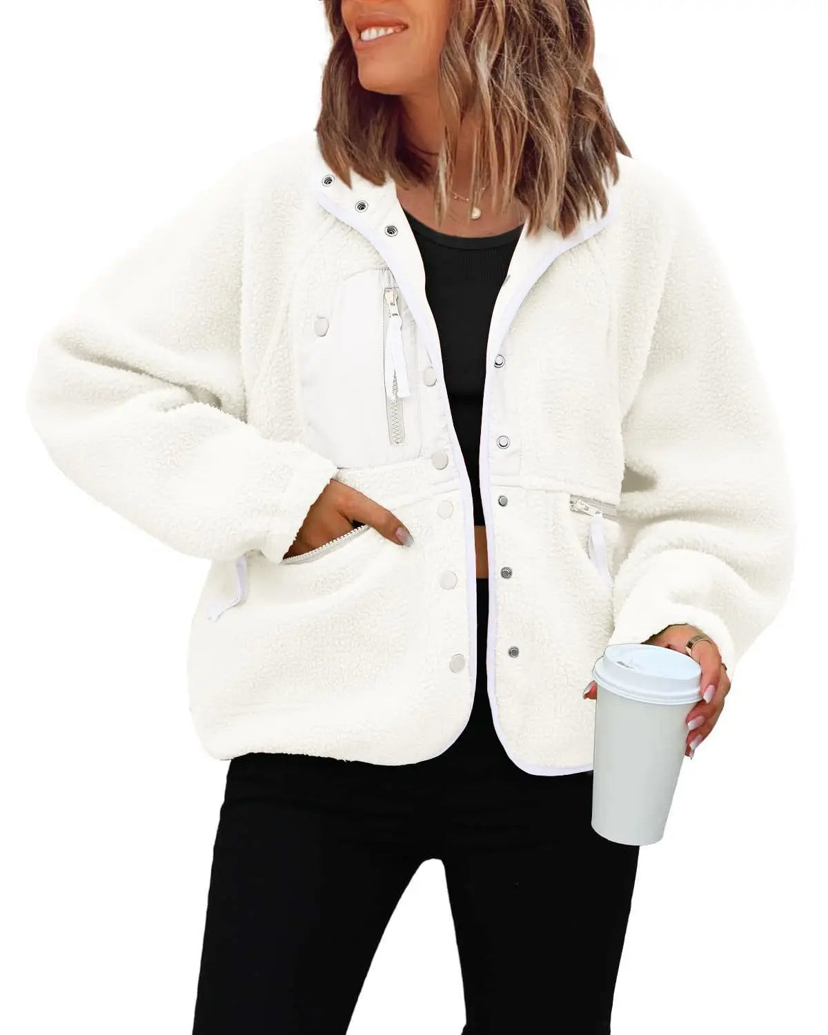 Fleece Loose Jacket