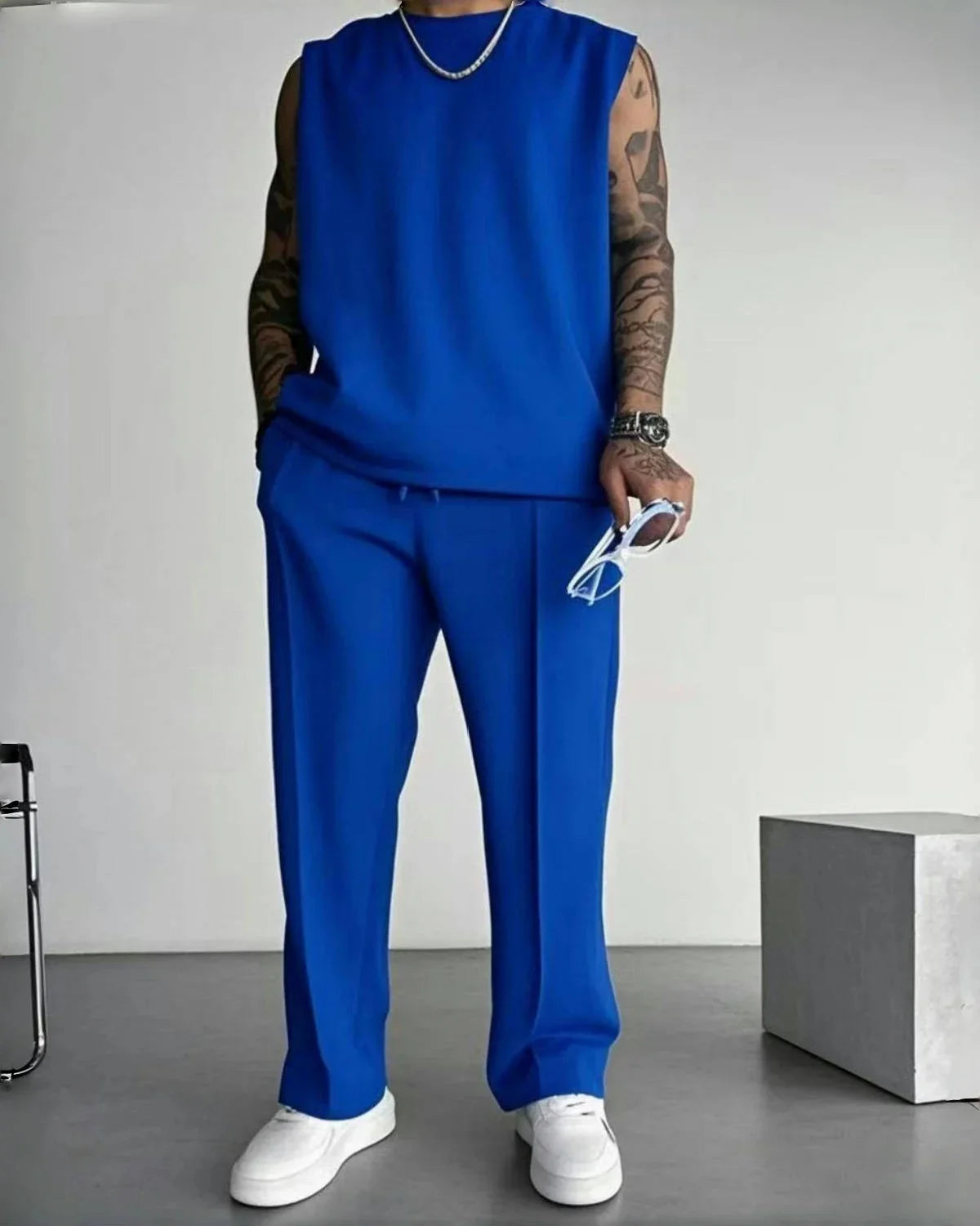 Minimalist Sleeveless Set
